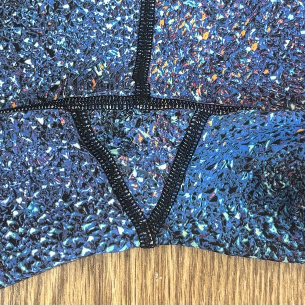 Lululemon Wunder Under Pant 30" Size 4 In Strive Multi Black - Picture 5 of 6